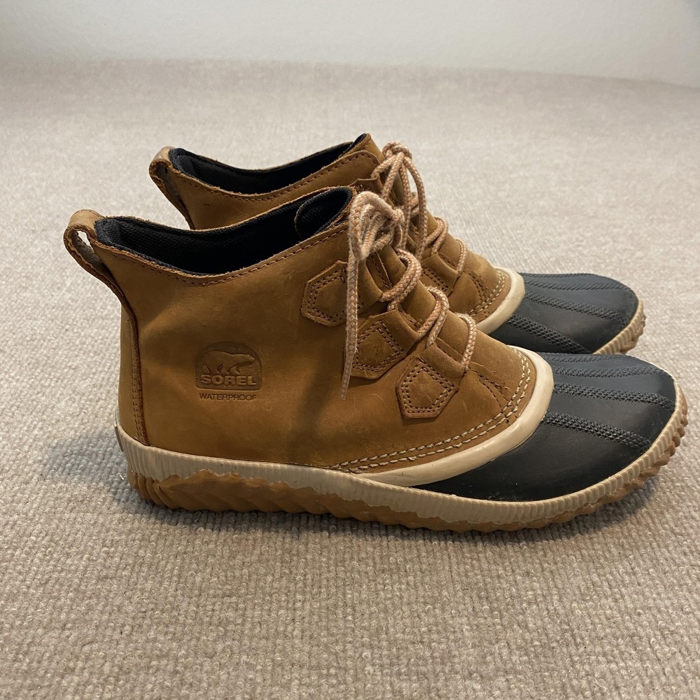 Sorel Waterproof Brown and Black Women's Winter Duck Boots
